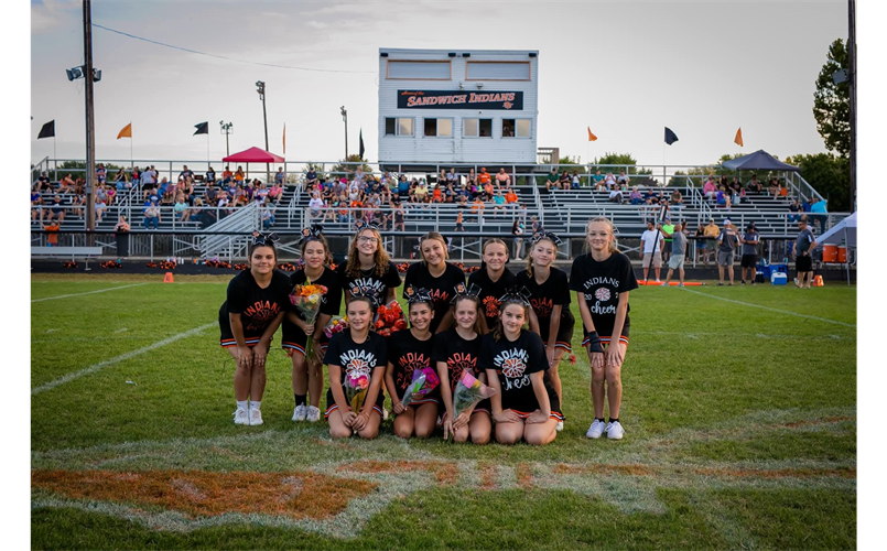 2024 8th Grade Cheerleaders 